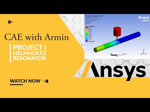📉 Ansys Tutorial: Sound Transmission Loss & Absorption of a Helmholtz Resonator 🔊