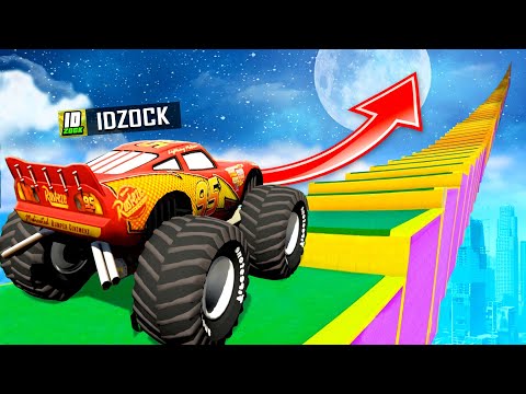 AUTOS vs 90° TREPPE in GTA 5!