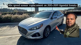 How to Change Rear ABS/Speed Sensor 2015-2018 Hyundai Sonata