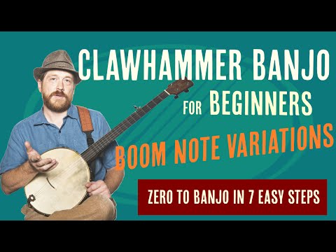 Beginner Clawhammer Banjo Crash Course - Boom Chick A Variations