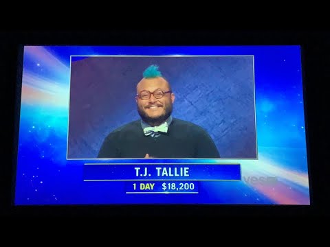 Jeopardy, intro; NEW Camera Angle spotted - T.J. Tallie Day 2 (12/2/20)