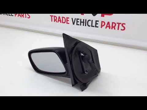 Fits Toyota Yaris Hatchback 1999-2005 Door Wing Mirror Manual Textured Left video