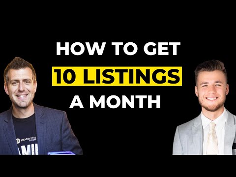 Part of a video titled How To Get 10 LISTINGS in 30 DAYS (Without Spending Money) - YouTube