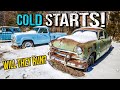 WILL THEY RUN? Cold Starts in Negative Temps on Old Cars and Trucks!