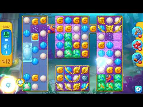 Fishdom 6807 Level - 18 moves - NO BooSTERS