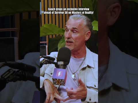 Coach drops an exclusive interviewahead of Survivor 50 on Masters of Reality! #survivor50