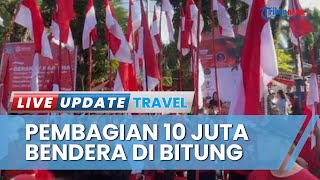Wali Kota Bitung Bagikan 10 Juta Bendera, Bertujuan agar Merah Putih Tetap Tertancap di Bumi Pertiwi