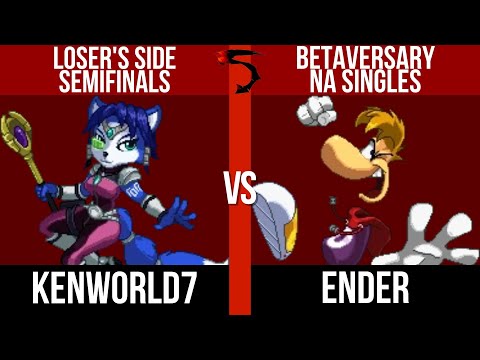 Betaversary NA: Kenworld7 (Krystal) vs Ender (Rayman) - SSF2 Losers Semifinals