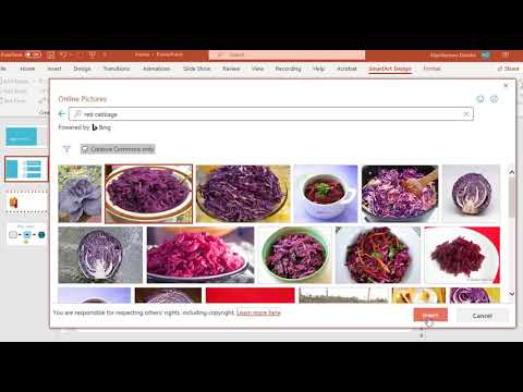 PowerPoint 365 Smart Art Lists