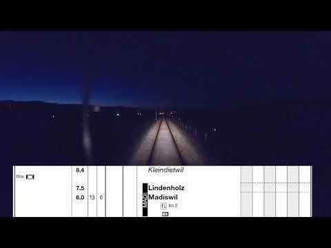 Cab ride Huttwil to Langenthal - Führerstandsmitfahrt Huttwil nach Langenthal