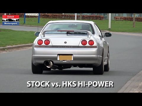 Nissan Skyline R33 GTS-T w/ HKS Hi-Power Exhaust - Revs, Accelerations & Flybys!