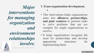 Strategic Change Intervention
