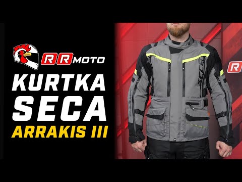 SECA ARRAKIS III - kurtka motocyklowa z zaawansowaną wentylacją i systemami bezpieczeństwa