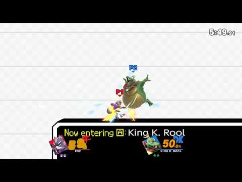 SSBU Fox versus King K Rool