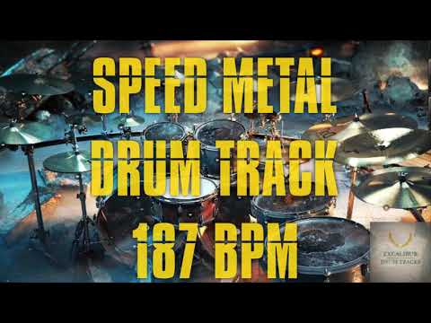 Speed Metal Drum Track - 187 BPM