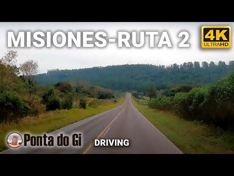 Saliendo de EL SOBERBIO por RUTA 2 hasta COLONIA ALICIA #driving TOUR [HERMOSA MISIONES] ARGENTINA