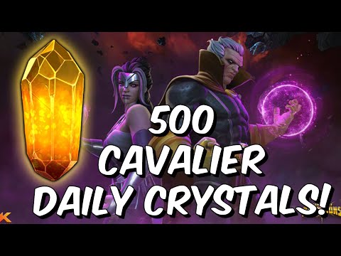 500x Daily Cavalier Crystals & Beta 6 Star Crystal Opening! - Marvel Contest of Champions
