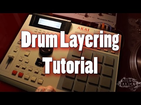 Hip Hop Drums Tutorial How To Layer Chop Thick Full Drums MPC