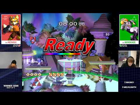 Salty Arena Melee S1#5 Winner Semi, Metarix(Fox) VS Nekokaze (Sheik)