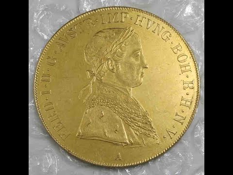 Austria 4 Ducat 1848 A Ferdinand Gold