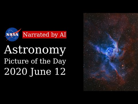 APOD: 2020-06-12 - NGC 2359: Thor's Helmet (Narrated by Brian)