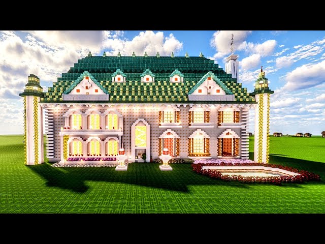 Baroque Style House | Minecraft Speedbuild Minecraft Map