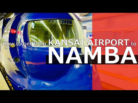 El camino desde el aeropuerto de Kansai hasta la estación de Namba │ Nankai Airport Express Rapi:t