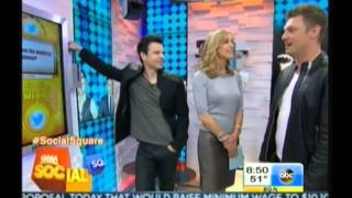 Nick Carter & Jordan Knight en GMA - 30 Abril 2014