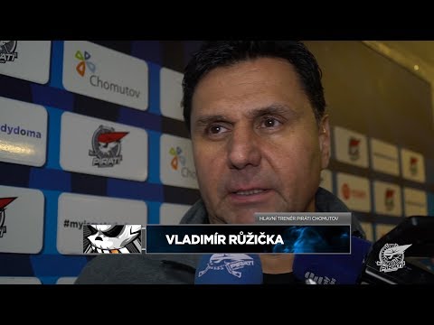 OHLASY Trenérů 41. kolo TELH: Piráti Chomutov vs Mountfield HK 1:3