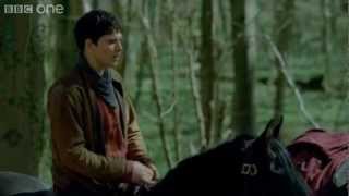 Merlin and Arthur sense trouble - Episode 5.03 - BBC