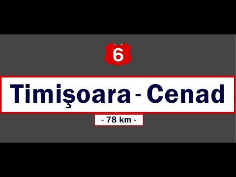 DN 6: Timişoara - Sânnicolau Mare - Cenad (Oct. 13, 2018)