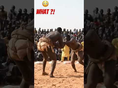 Wow -  it only happens in Senegal- wrestling similar to #wwe #wwa