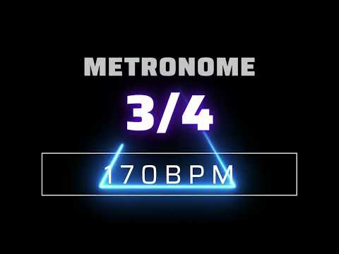 3/4 METRONOME 170 BPM △