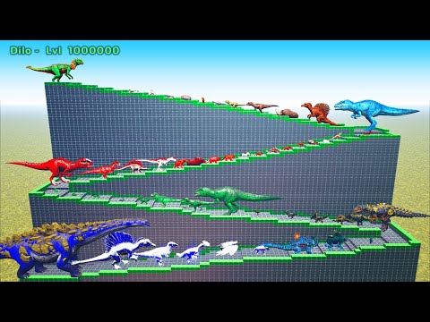 DILO LEVEL 1,000,000 DEATHRUN | ARK Dinosaurs & Primal Fear