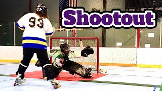 GoPro Hockey Shootout Austin Shooting vs Ryan in Net (goal/save = shot with airsoft gun)