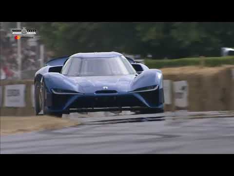 Watch the Nio EP9 Charge Up The Goodwood Hill Climb