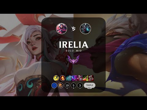 Irelia Mid vs Ekko - EUW Master Patch 13.8