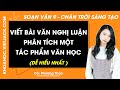 Soạn bài Viết bài văn nghị luận phân tích một tác phẩm văn học | Ngữ Văn 9 Chân trời sáng tạo