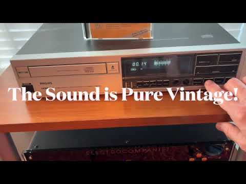 Philips CD-304 1980s - Silver with TDA1540 chips! image 25