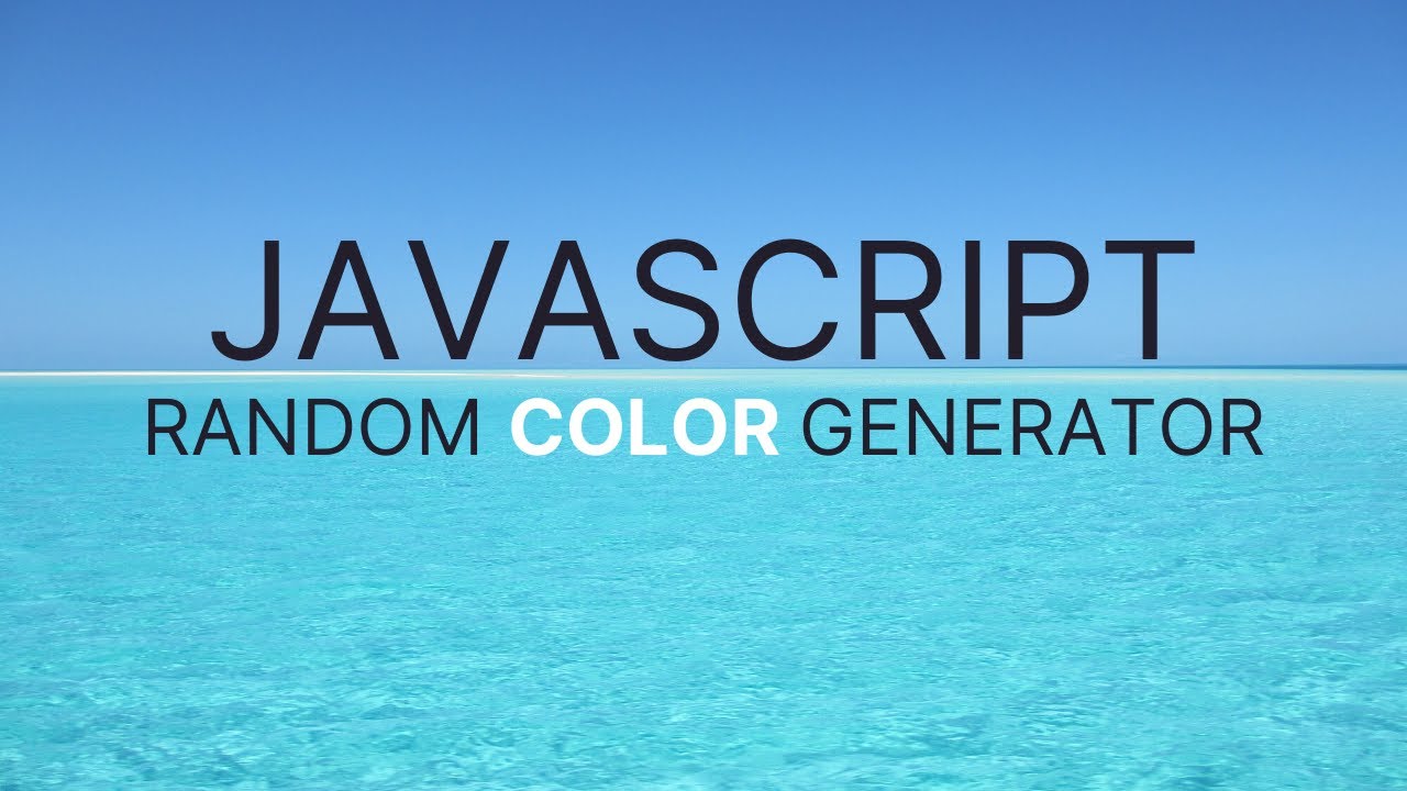 JavaScript Background Color Changer (events and functions).