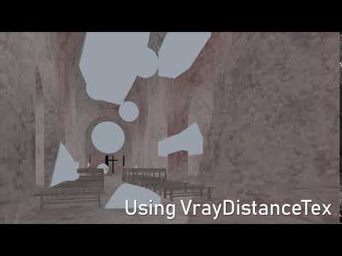 Using VrayDistanceTex