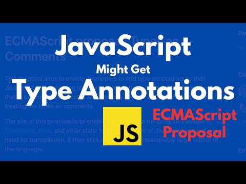 Javascript Might Get Type Annotations Ecmascript Proposal