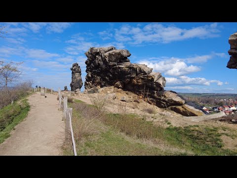 Die Teufelsmauer bei Weddersleben im Harz