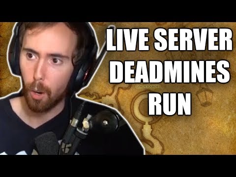 Asmongold's First Deadmines Run On Classic WoW Live Servers
