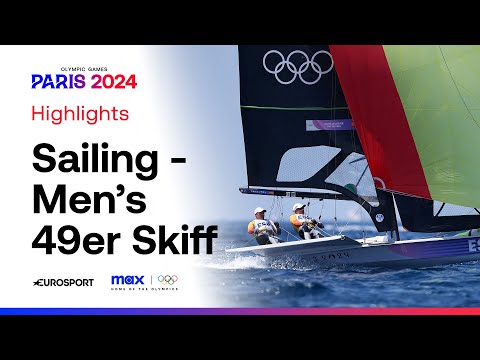 Jubilation For Spain In Marseille! 🇪🇸🥇| Sailing Men’s 49er Skiff Highlights | #Paris2024 #Olympics