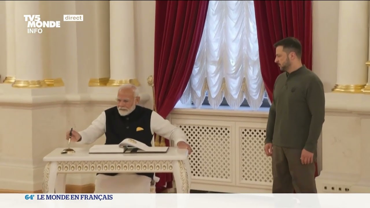 Narendra Modi est à Kiev
