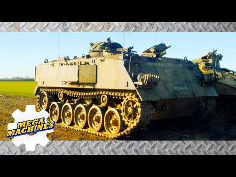 ⚙️ Mega Machines | Army Tank | Vehicles For Children | Learning Cars, Trucks, Excavators | ⚙️