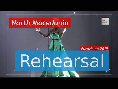 Tamara Todevska - Proud - Eurovision 2019 North Macedonia (Rehearsal)