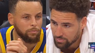 Stephen Curry In Disbelief After Klay Thompson 0 Points & Warriors Eliminated! Warriors vs Kings