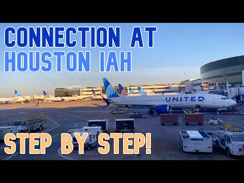 All you need to know to make your CONNECTION at HOUSTON IAH with United (same for any US airport)